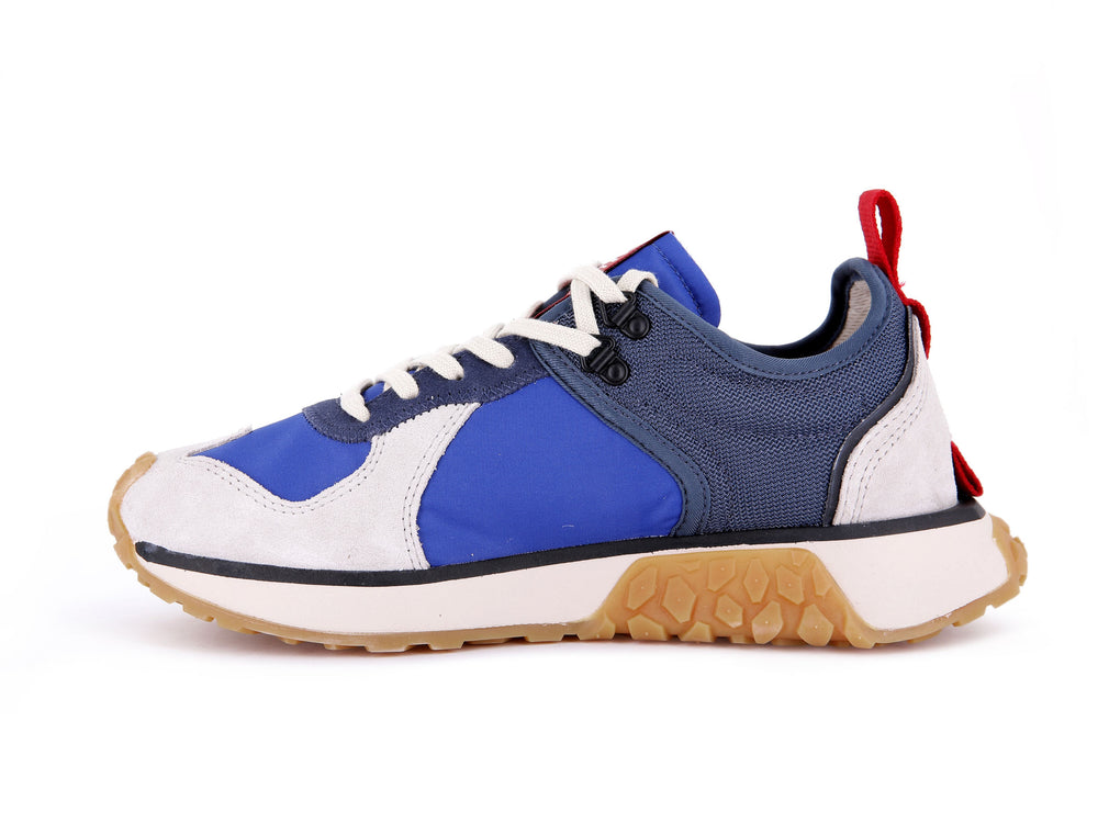 Zapatos Bajos Palladium TROOP RUNNER Hombre Indigo | Costa Rica-30628